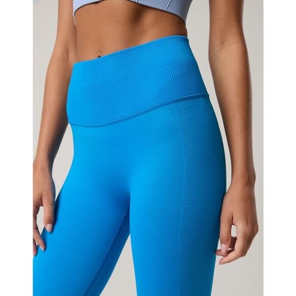 NWT Offline by Aerie Seamless Legging in "Ocean Aqua" Blue Size Small - Picture 5 of 14